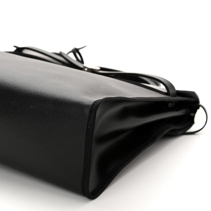 Hermes Toile H Berline Vache Hunter Herbag Zip PM 31 Black Ecru 7 of 11