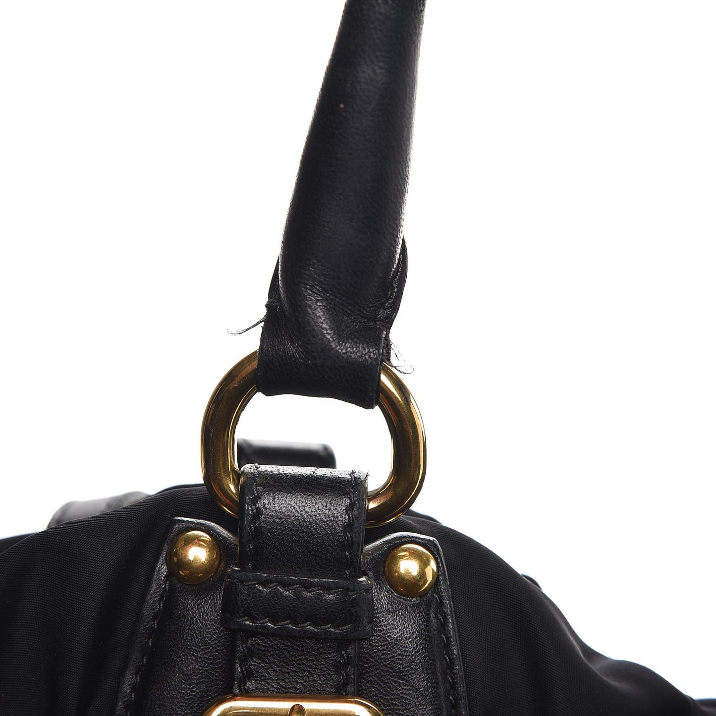 Tessuto Nylon Jacquard Logo Tote Nero Black