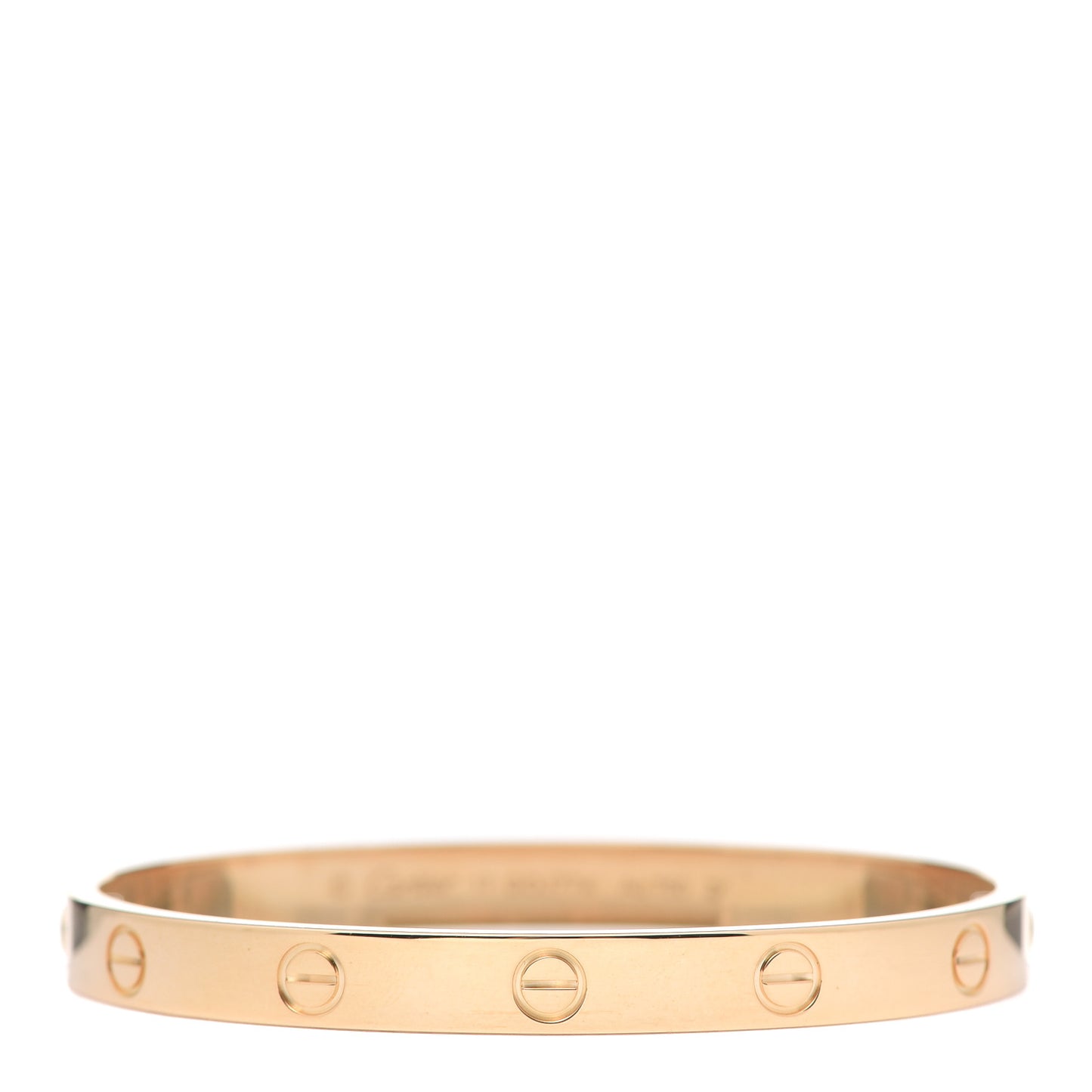 18K Yellow Gold LOVE Bracelet 17
