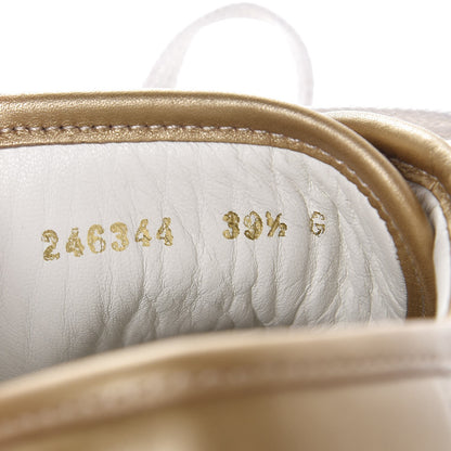 Gucci Imprime Monogram Mens Barcelona Sneakers 39.5 Champagne 10 of 10