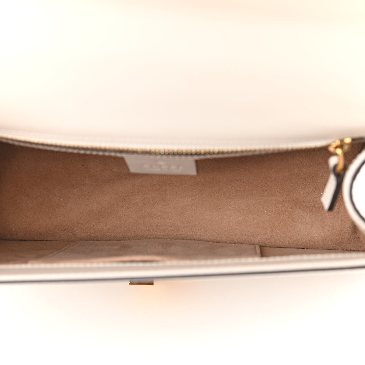 Gucci Calfskin Small Sylvie Shoulder Bag Off White 5 of 10