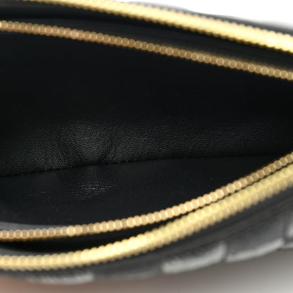 Louis Vuitton Satin Sequin Embroidered Damier Coussin BB Black 6 of 12