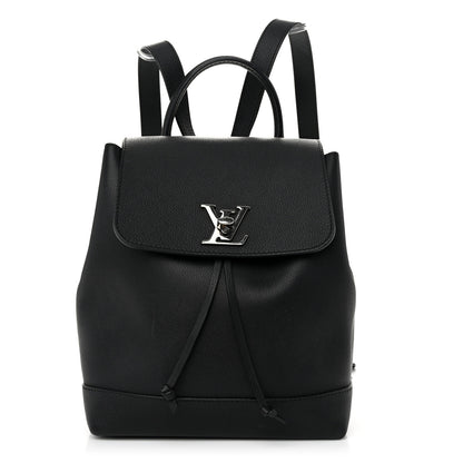 Louis Vuitton Calfskin Lockme Backpack Black 1 of 10