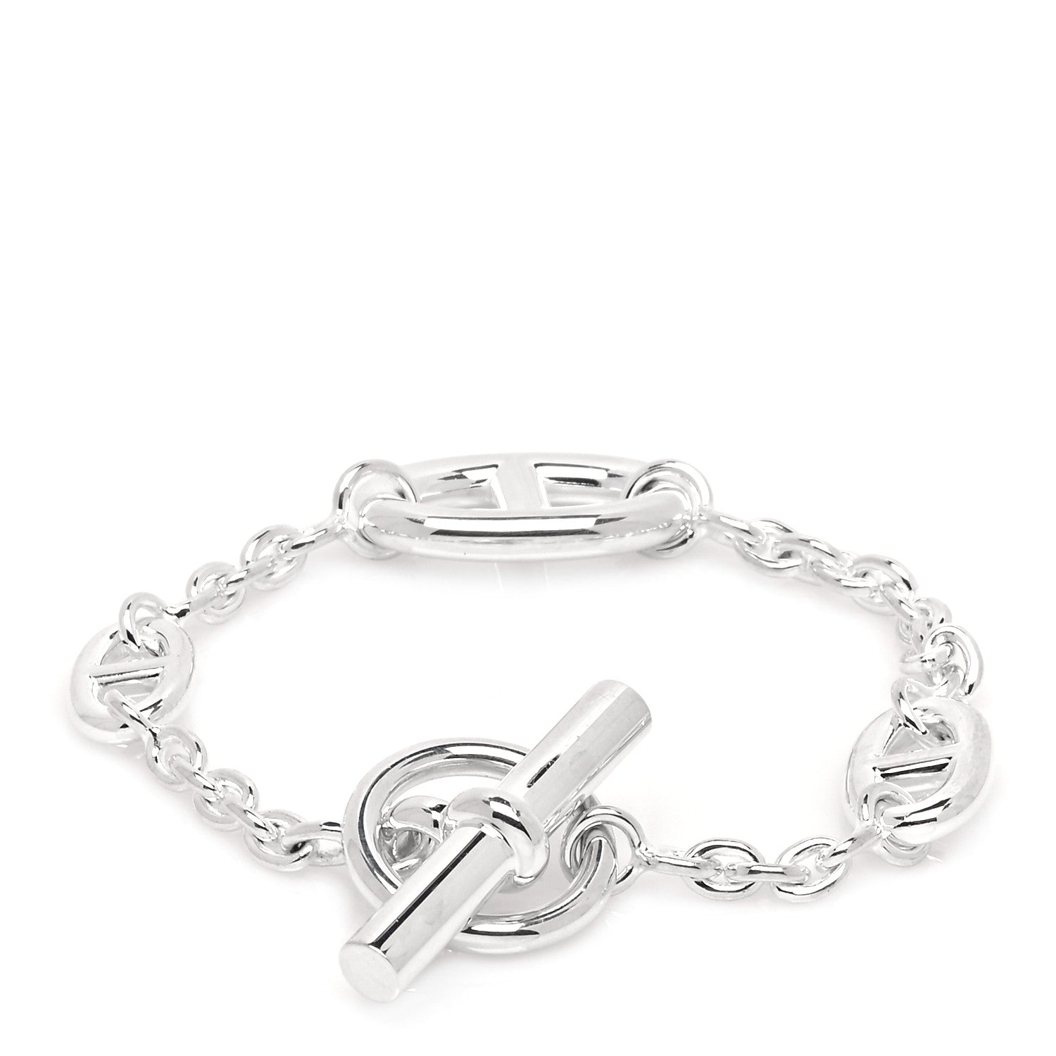 Hermes Sterling Silver Farandole Bracelet ST 3 of 6