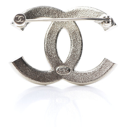 Chanel Crystal Palais Garnier CC Brooch Silver 4 of 5