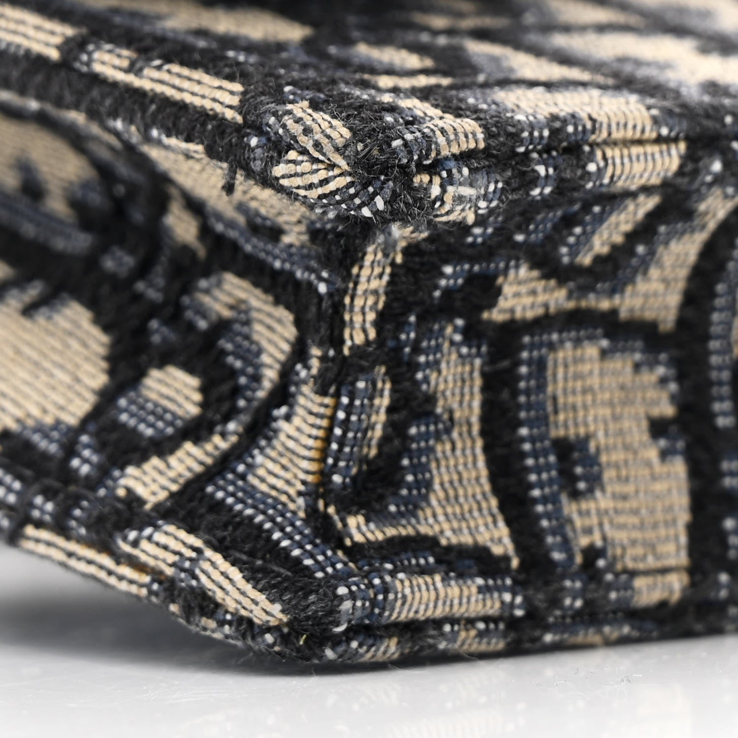 Christian Dior Oblique Saddle Belt Bag Blue 10 of 11