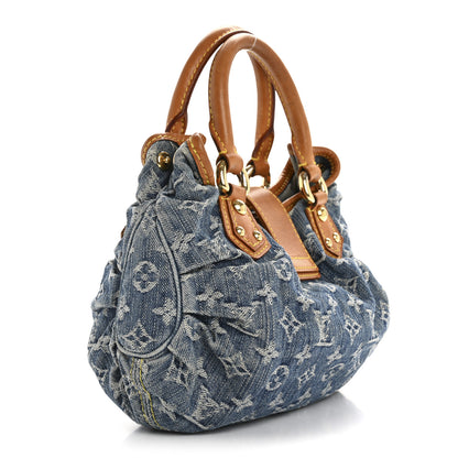 Louis Vuitton Monogram Denim Pleaty Blue 3 of 16