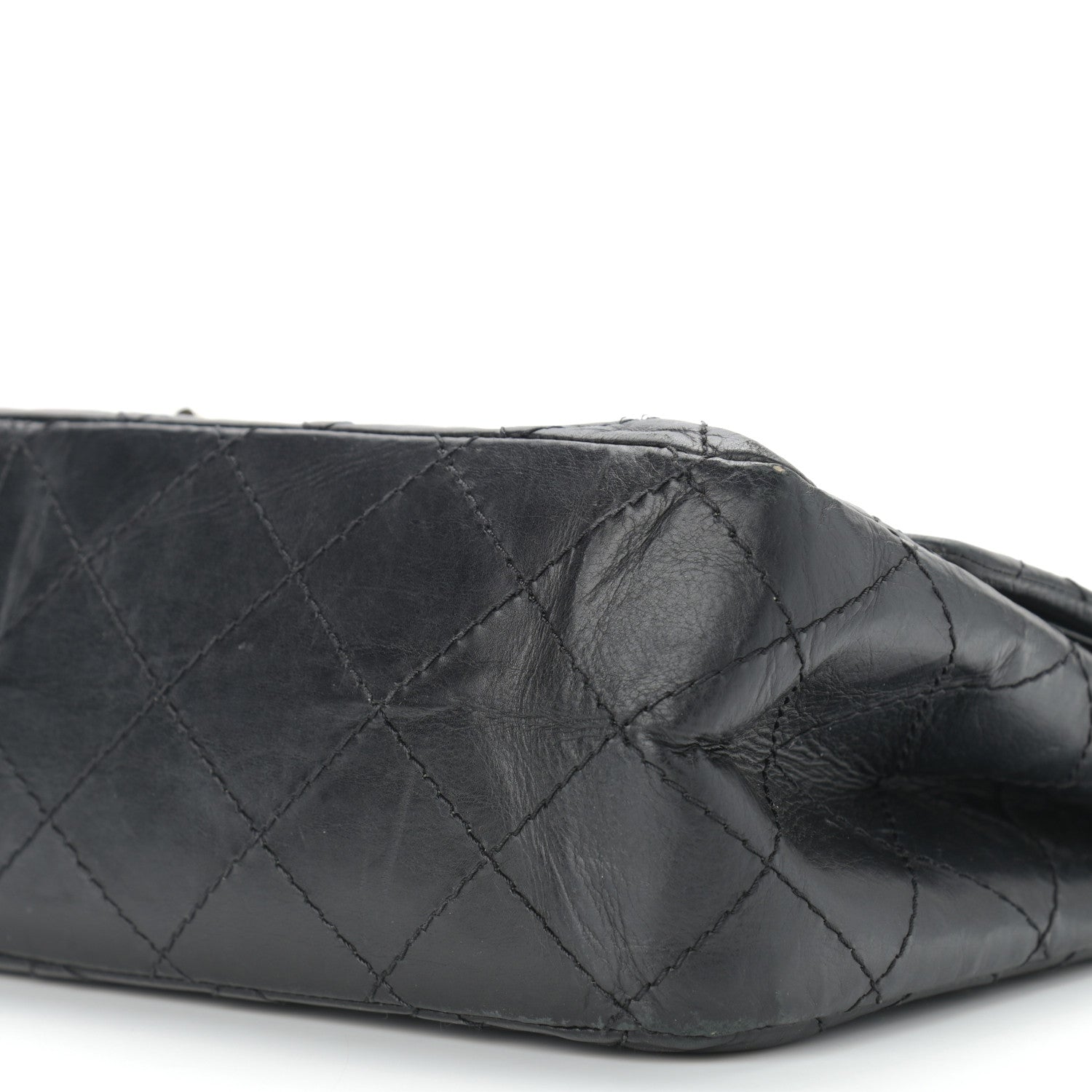 Chanel Aged Calfskin Quilted 2.55 Reissue 227 Flap Black 10 of 13