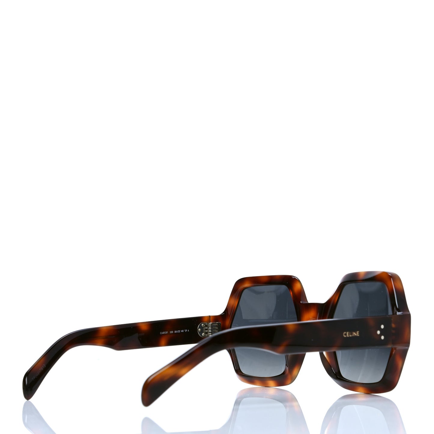 Acetate Octagon Polarized Sunglasses CL401311 Blonde Havana