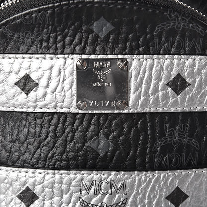 MCM Visetos Spot Medium Sling Bag Black Silver 9 of 9