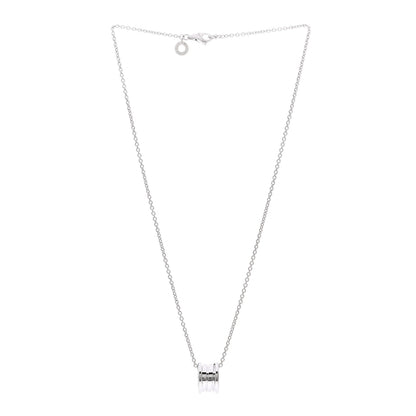 Bulgari 18K White Gold B.Zero1 Pendant Necklace 3 of 4