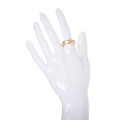 Tiffany 18K Yellow Gold Atlas Ring 61 9.25 2 of 5