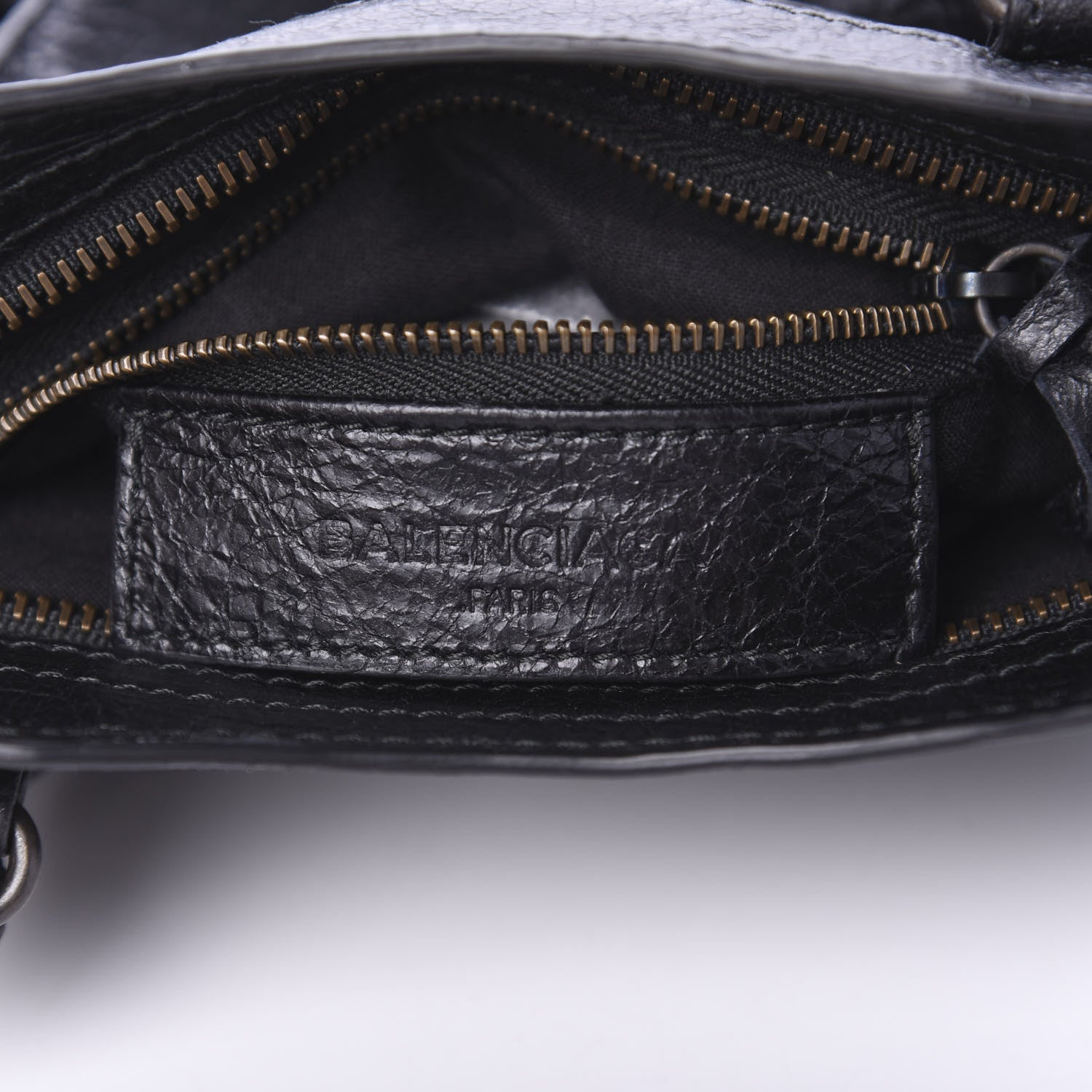 Balenciaga Agneau Arena Classic Black Hardware Mini City Black 7 of 11