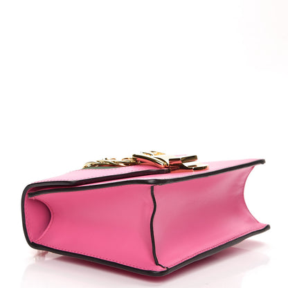 Gucci Vitello Fontanella Web Mini Sylvie Chain Shoulder Bag Pink Tropical Flower 4 of 7