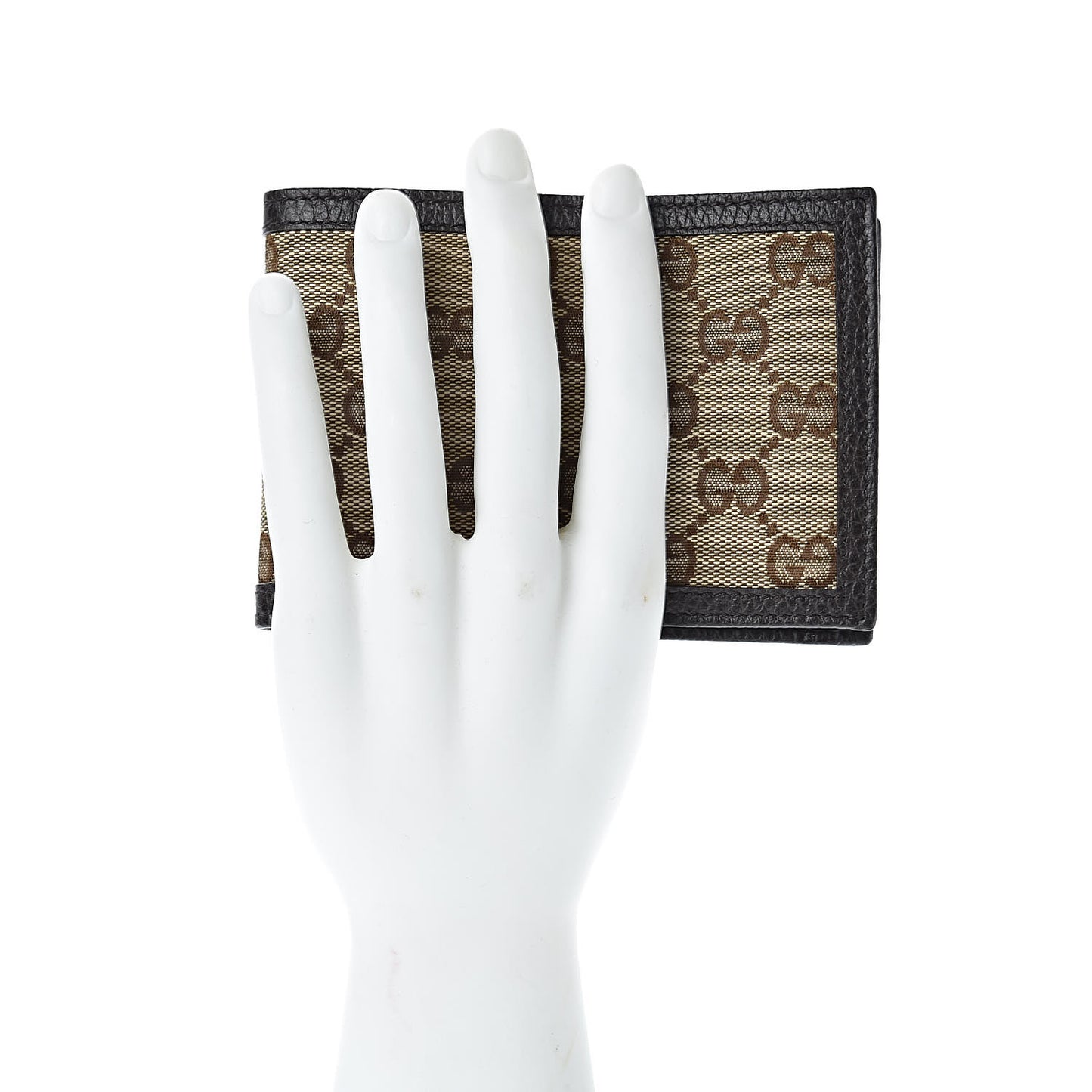 Monogram Bi-Fold Wallet Dark Brown