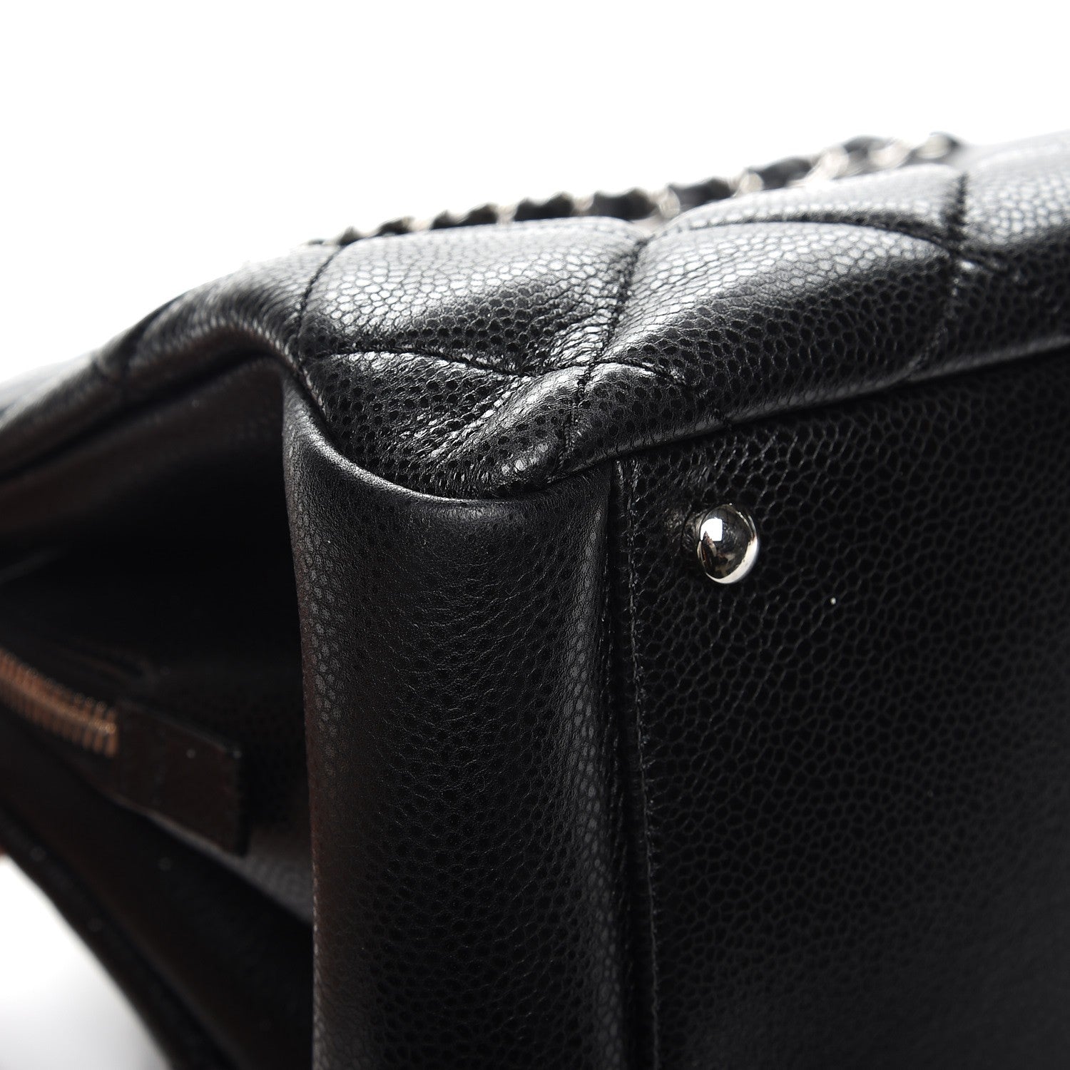Chanel Caviar Quilted CC Timeless Tote Black 10 of 11