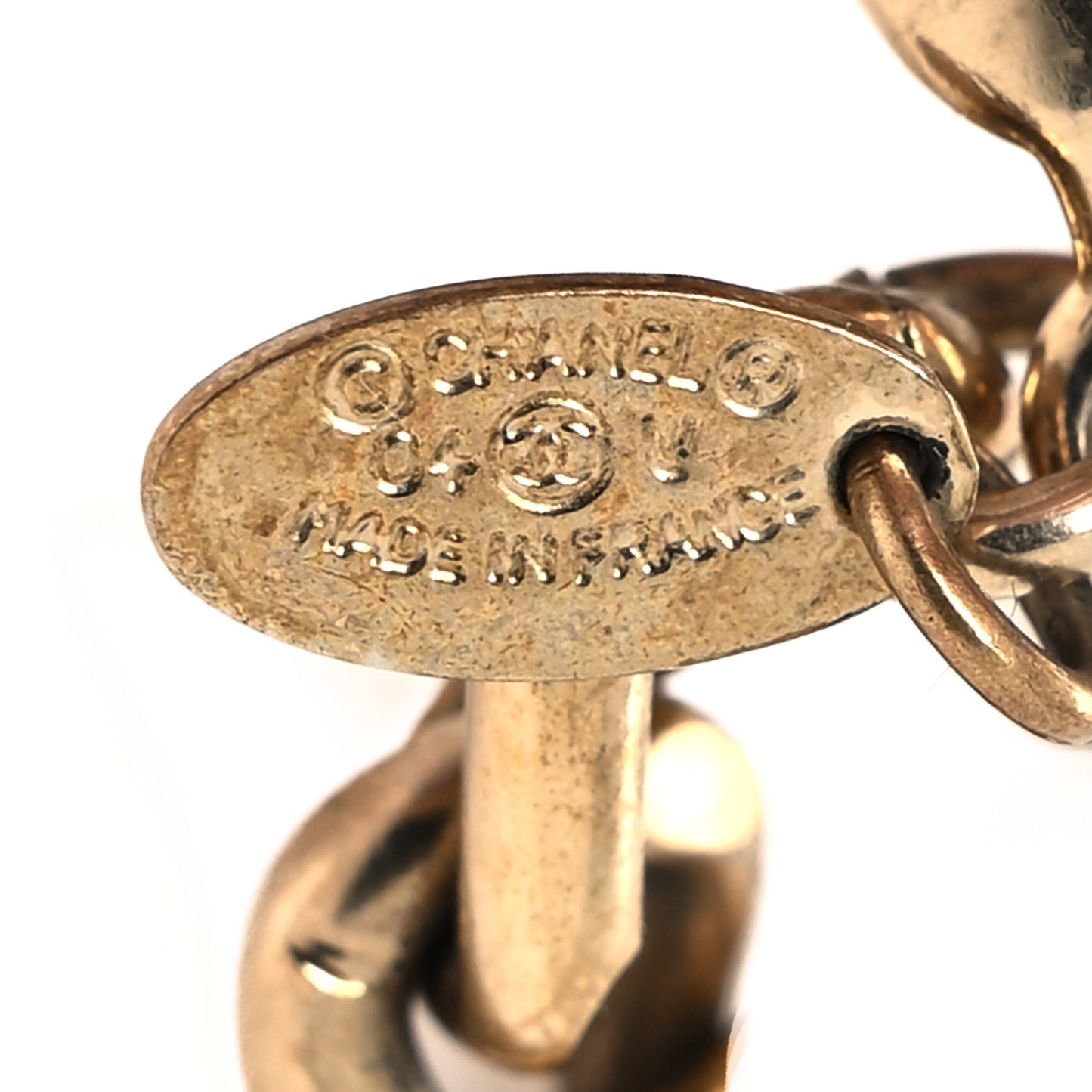 CC Logo Charms Bracelet Gold