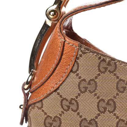 Gucci Monogram Creole Hobo Tobacco 10 of 22