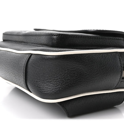 Gucci X ADIDAS Textured Dollar Calfskin Belt Bag Black 10 of 10