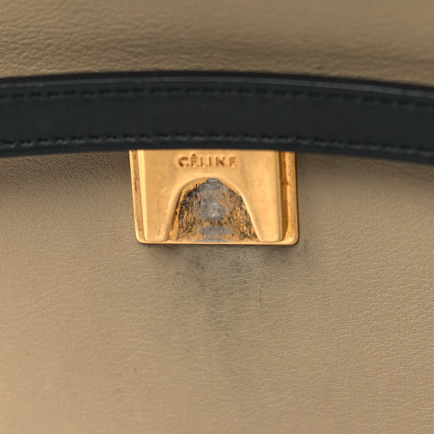 Smooth Calfskin Mini Tri-Color Belt Bag Beige Burgundy