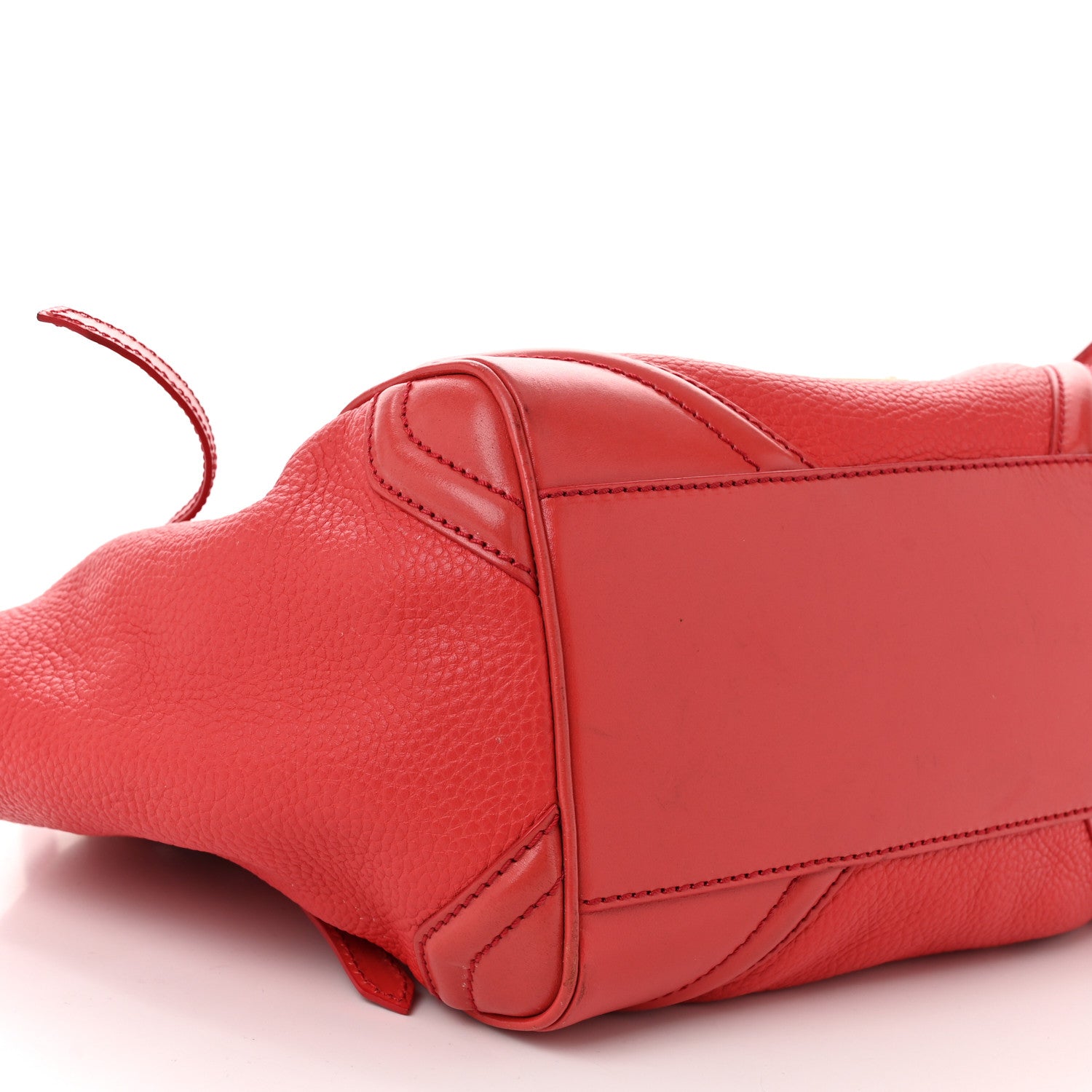Burberry Grainy Calfskin Small Canterbury Tote Red 10 of 15
