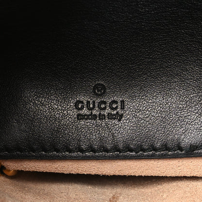 Gucci Calfskin Matelasse Mini GG Marmont 2.0 Bucket Bag Black 6 of 10