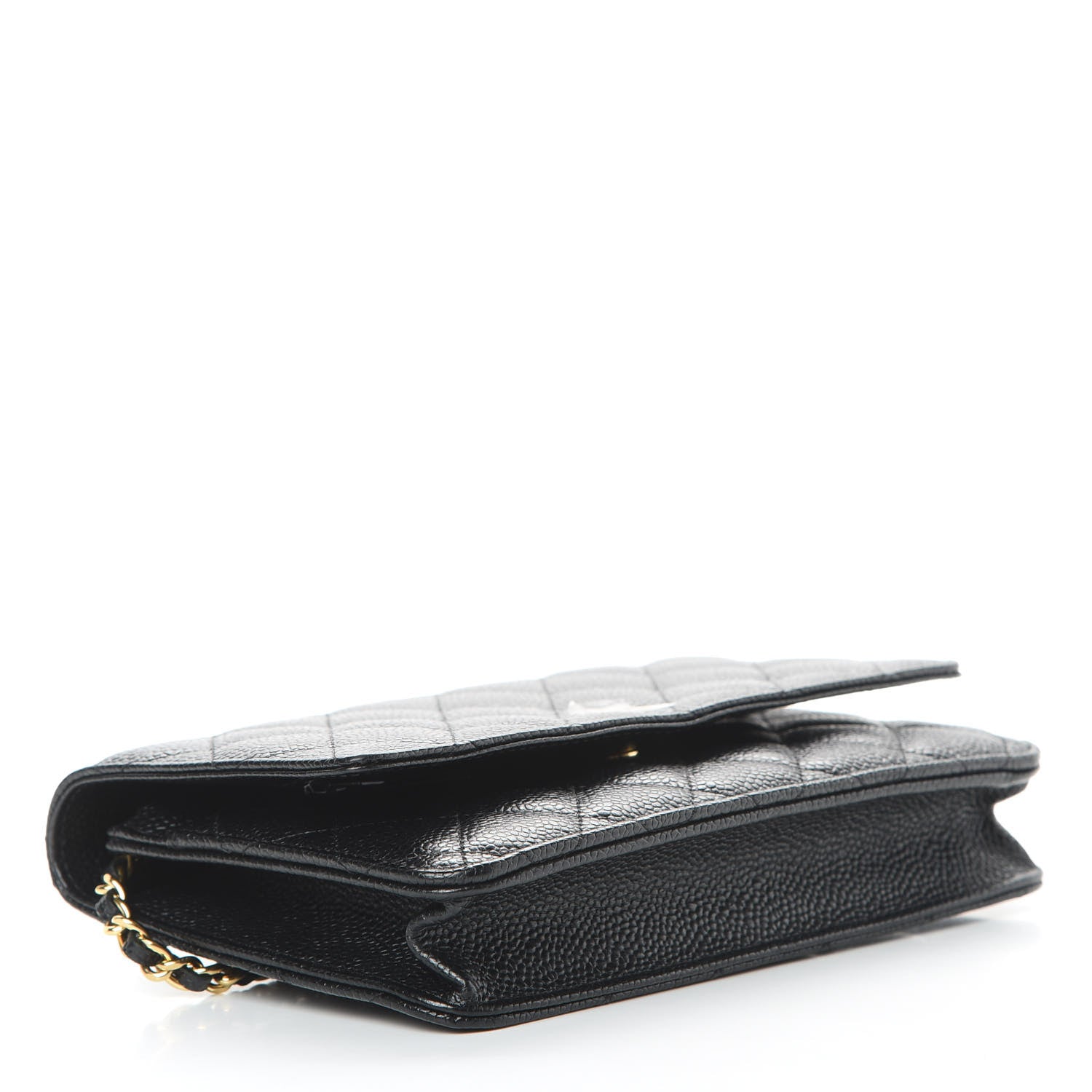 Chanel Caviar Quilted Wallet On Chain WOC Black 4 of 13