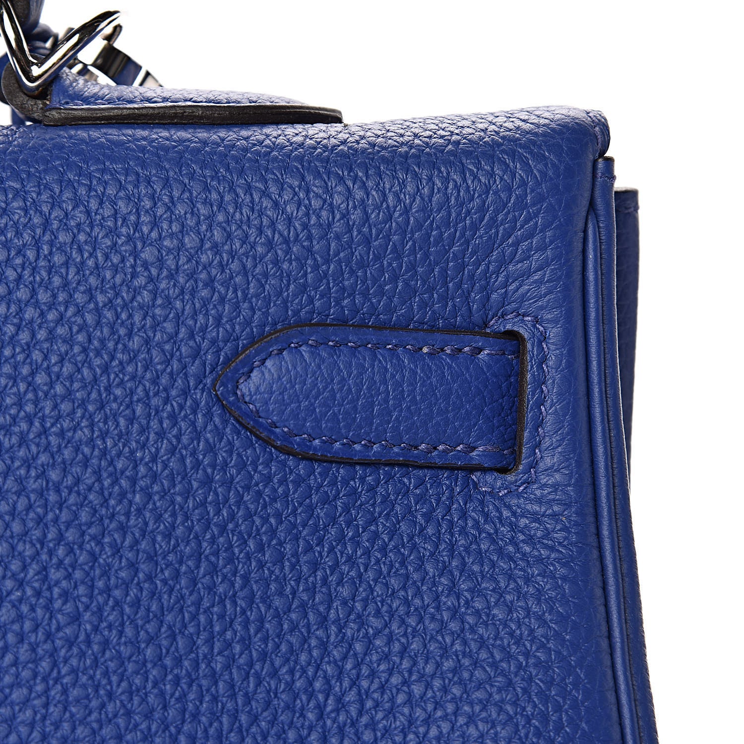 Hermes Togo Kelly Retourne 35 Bleu Electrique 19 of 42
