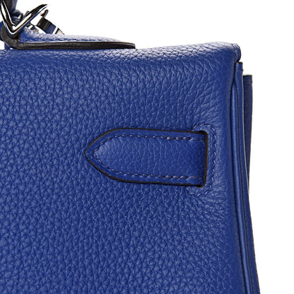 Hermes Togo Kelly Retourne 35 Bleu Electrique 19 of 42