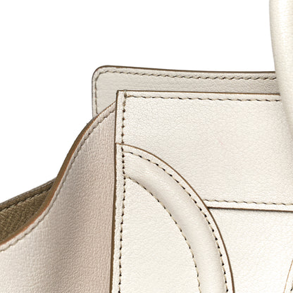 Celine Goatskin Mini Luggage White 19 of 33