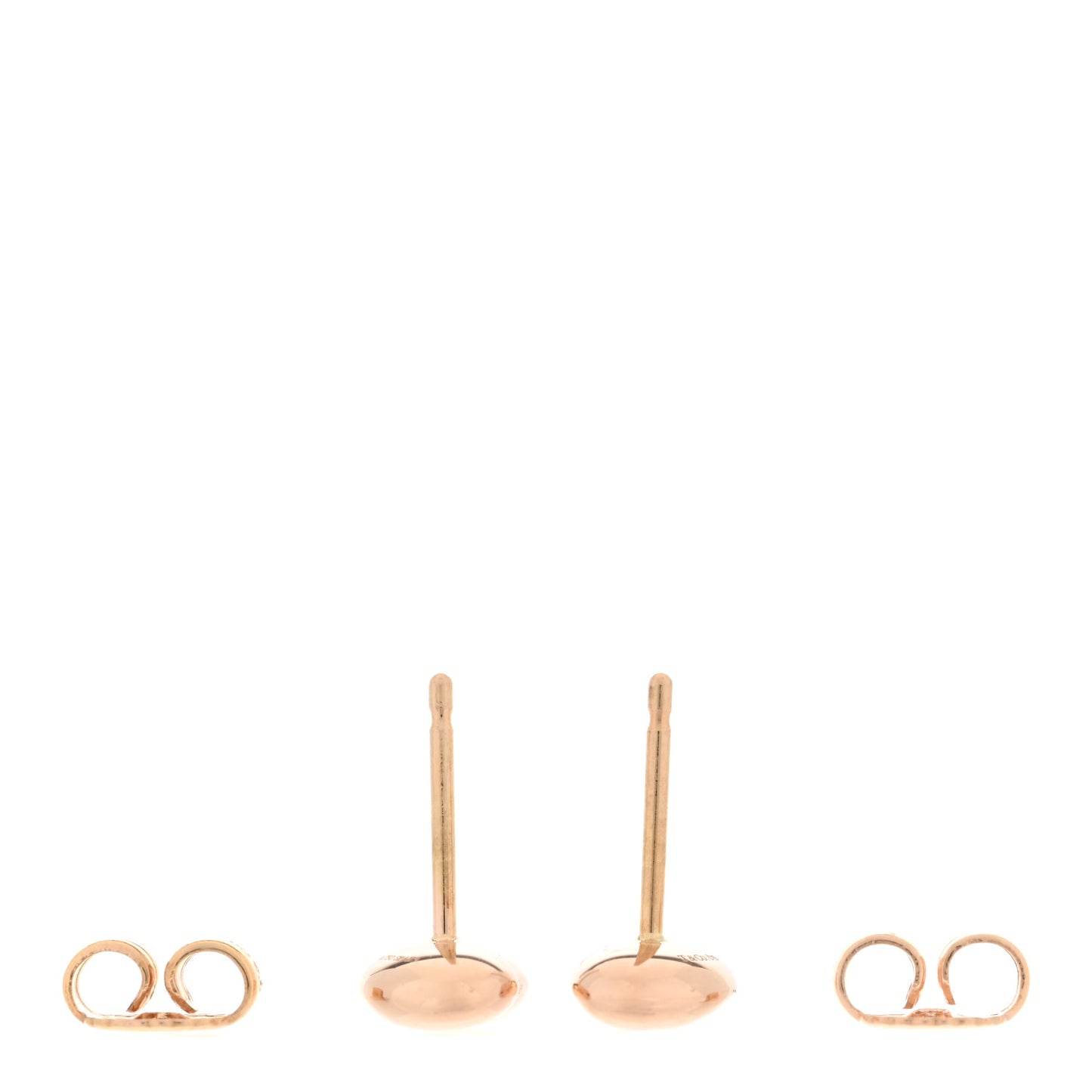 18K Rose Gold 9mm Elsa Peretti Bean Earrings