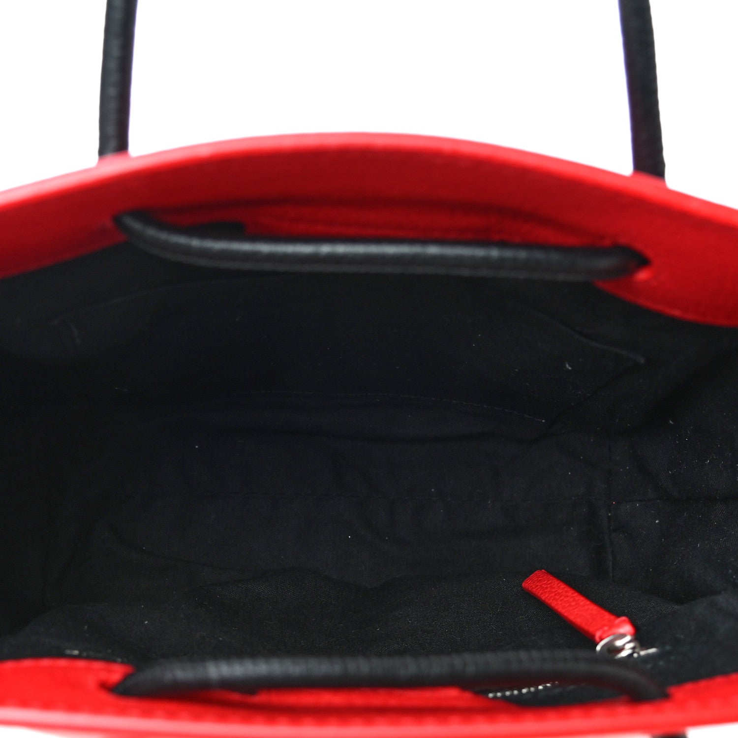 Balenciaga Calfskin Logo XXS Shopping Tote Red 4 of 4
