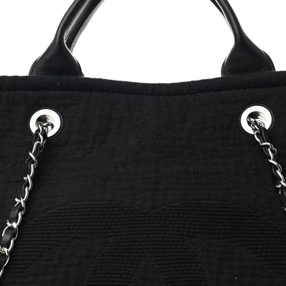 Chanel Canvas Extra Large Double Face Shopping Tote Black 8 of 10