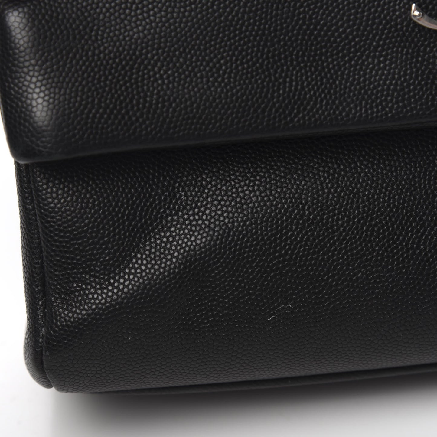 Grain De Poudre Small West Hollywood Monogram Fold-Over Bag Black