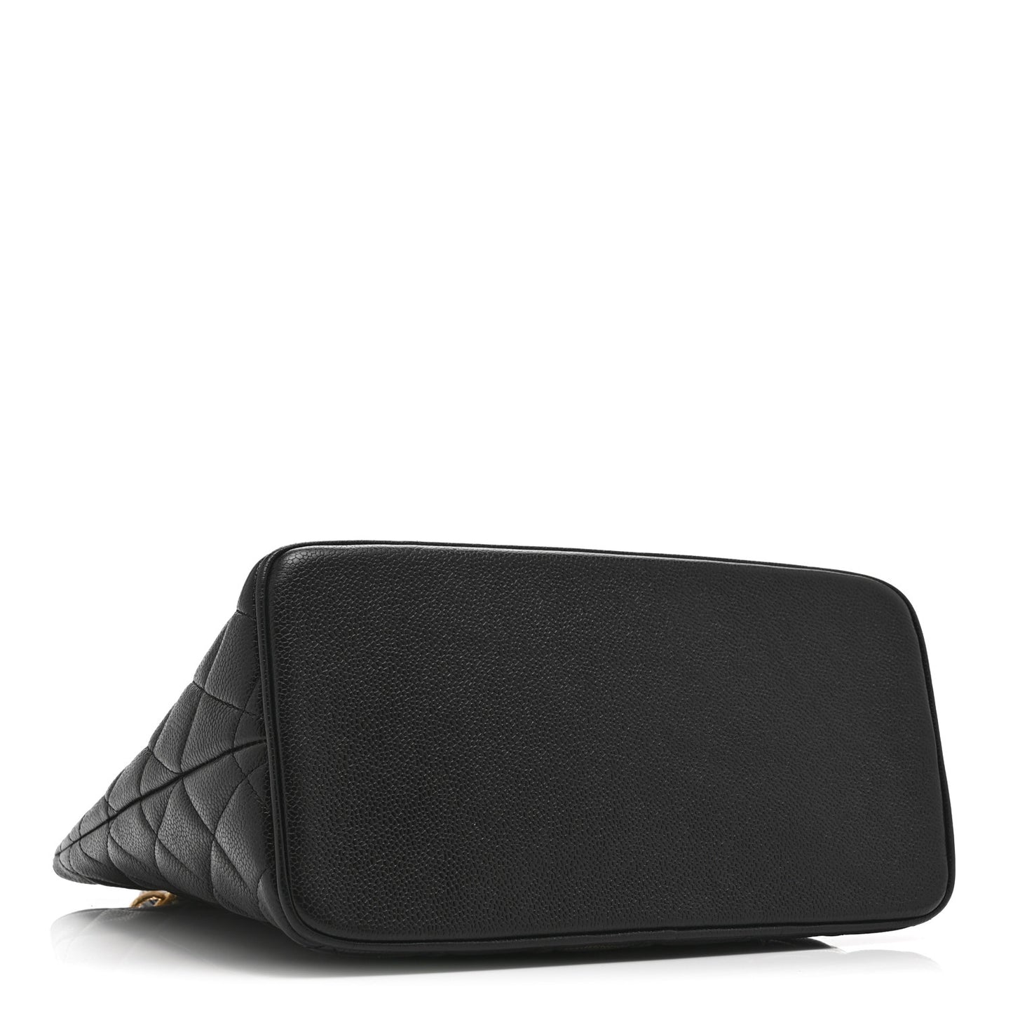 Caviar Quilted Medallion Tote Black