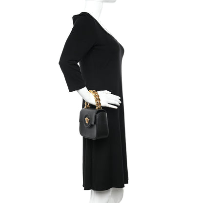 Versace Grained Calfskin Mini La Medusa Bag Black 2 of 11