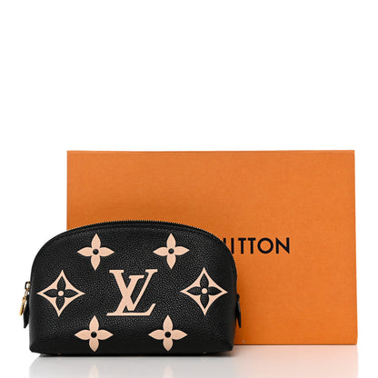 Louis Vuitton Empreinte Monogram Giant Cosmetic Pouch Black Beige 7 of 7