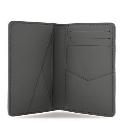 Louis Vuitton Calfskin Monogram Shadow Pocket Organizer Antarctic Grey 5 of 9
