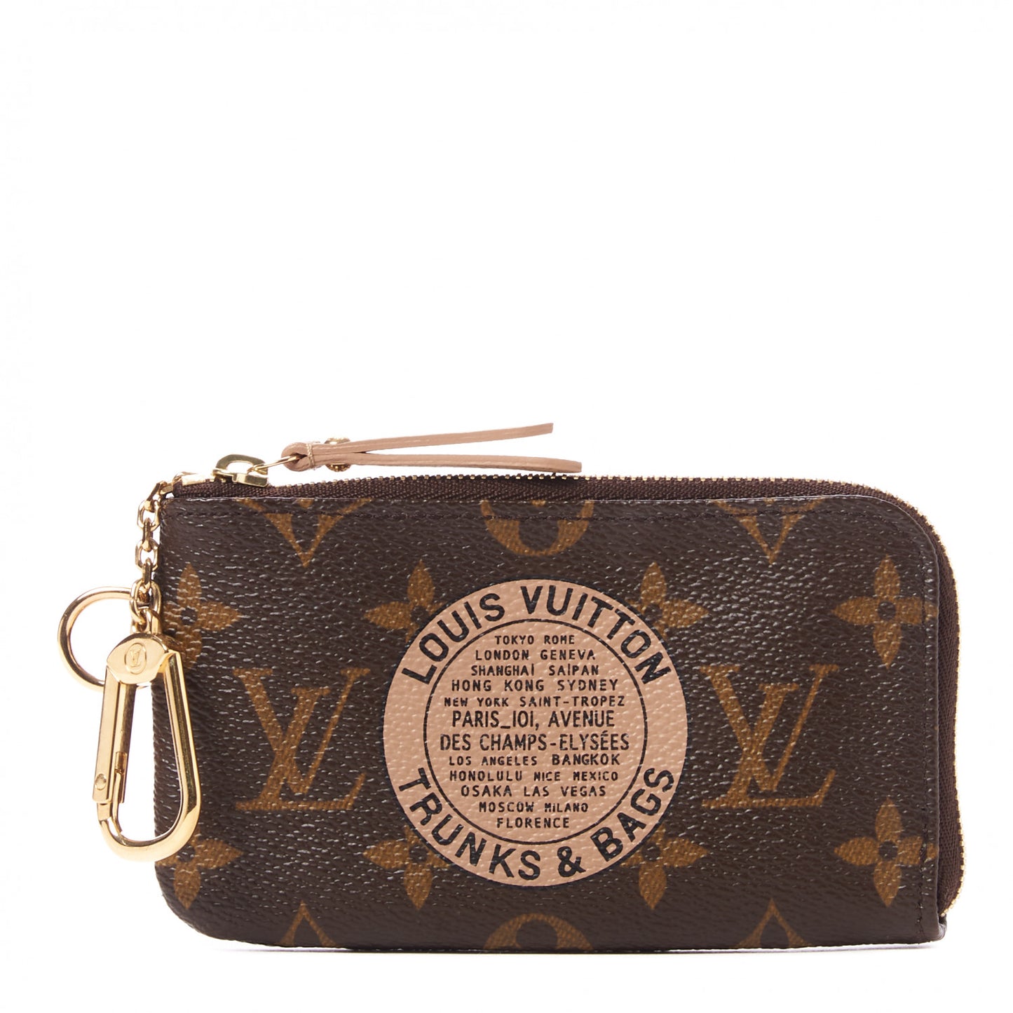 Monogram Complice Trunks and Bags Key Pouch Beige