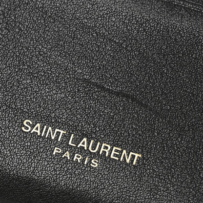 Saint Laurent Lambskin Flap Envelope Card Case Black 9 of 9