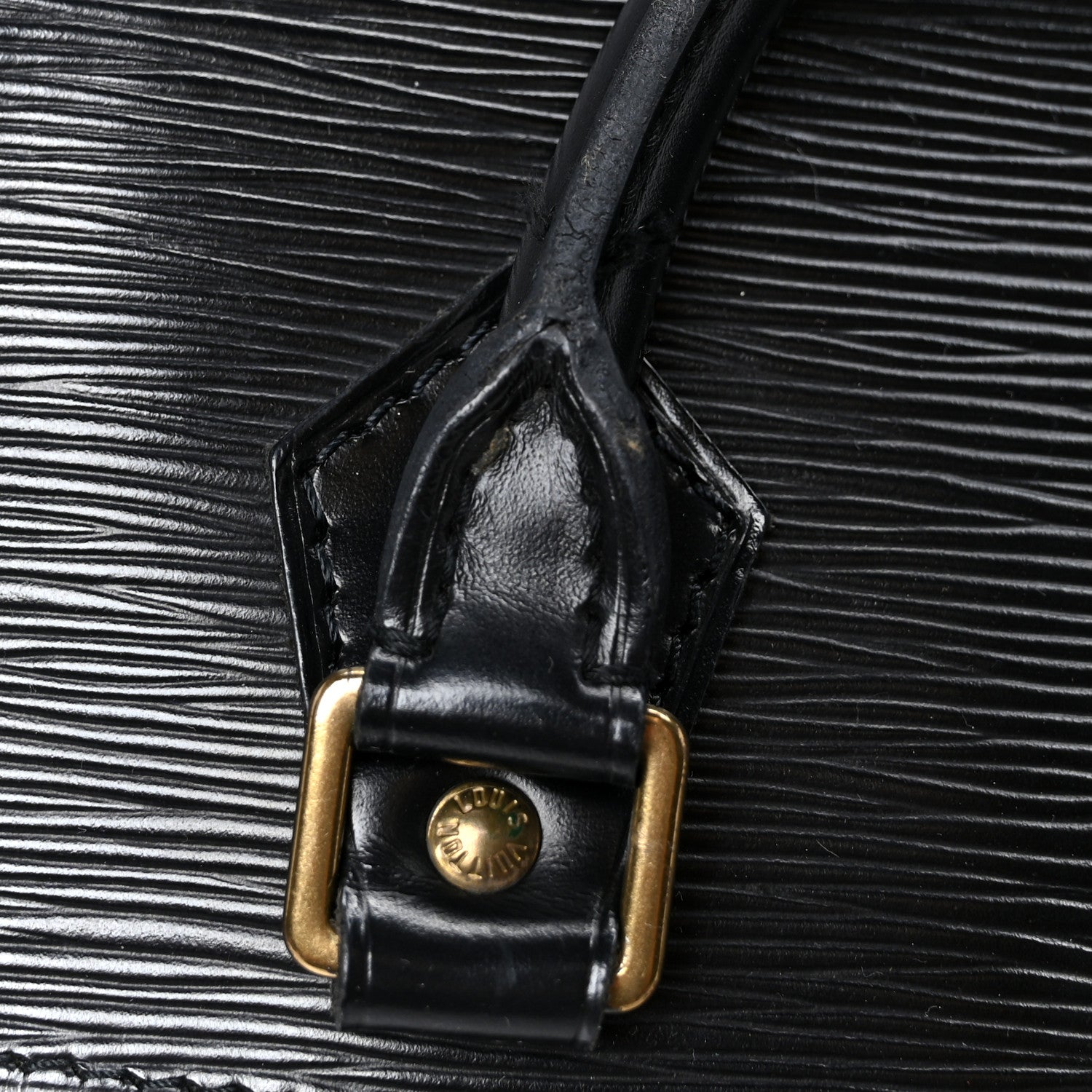 Louis Vuitton Epi Speedy 30 Black 11 of 14
