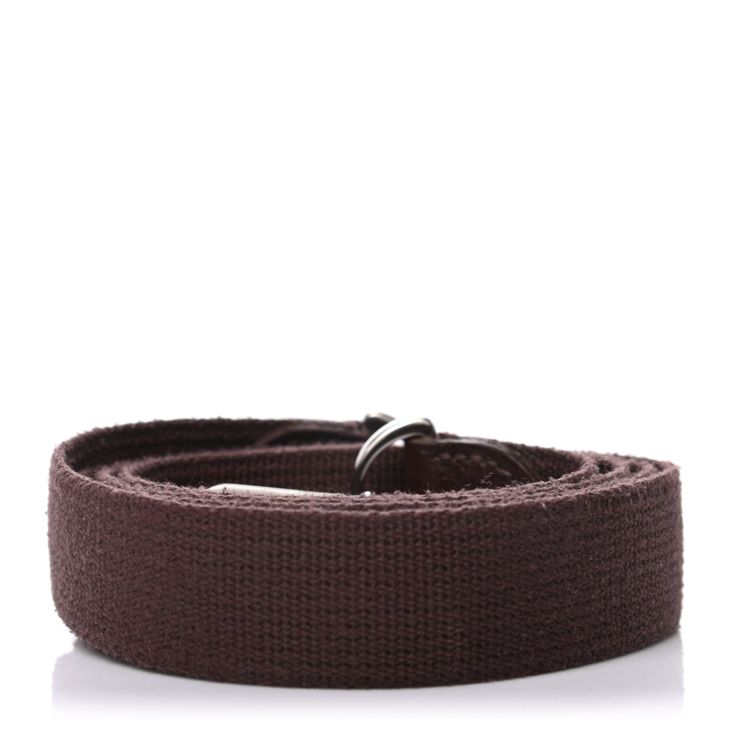 Hermes Toile Taurillon Clemence Shoulder Strap Chocolate 2 of 4
