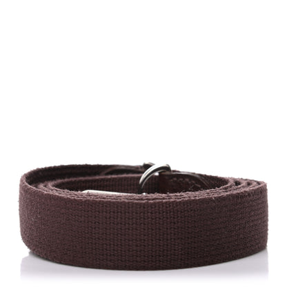 Hermes Toile Taurillon Clemence Shoulder Strap Chocolate 2 of 4