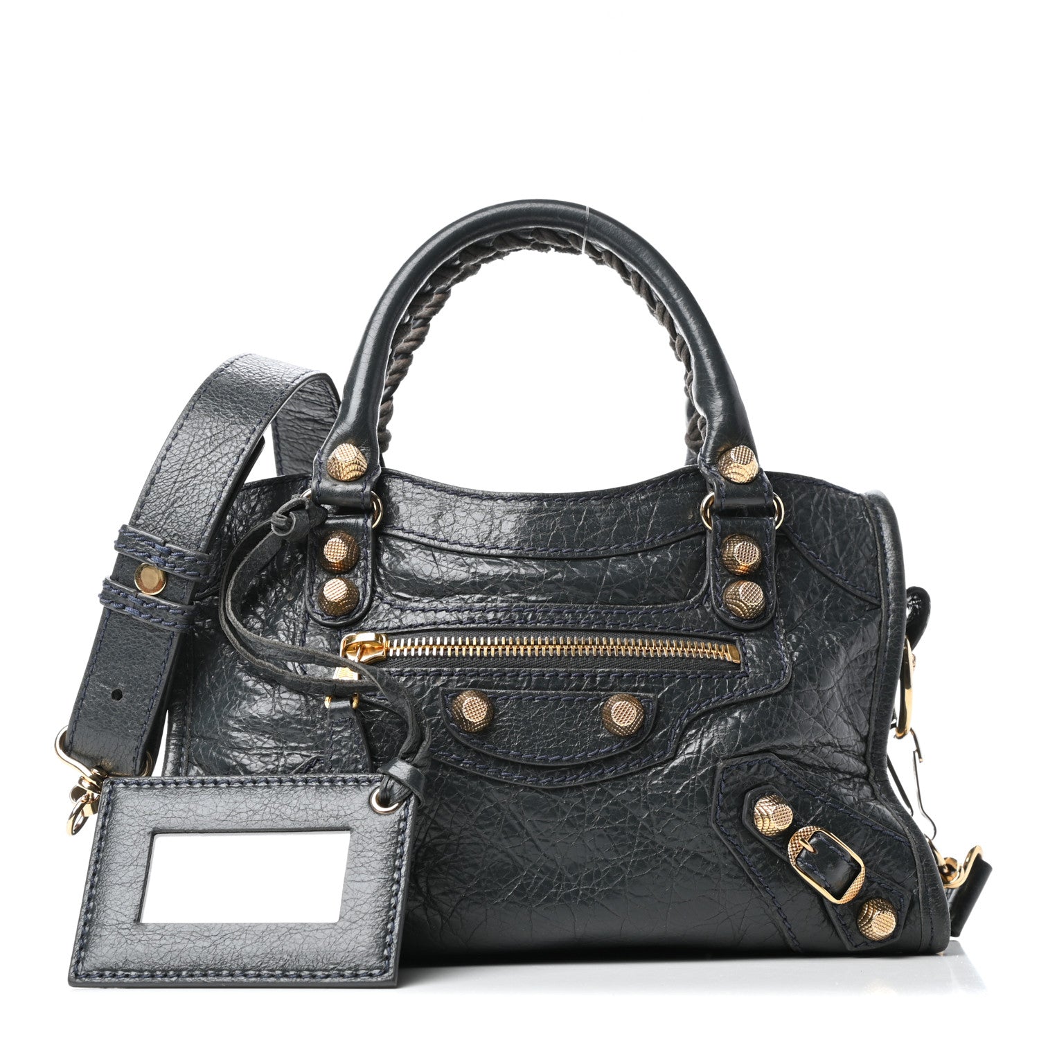 Balenciaga Agneau Giant 12 Gold Hardware Mini City Anthracite 1 of 10