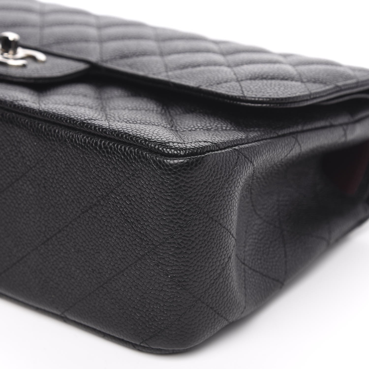 Chanel Caviar Quilted Jumbo Double Flap Black 9 of 11