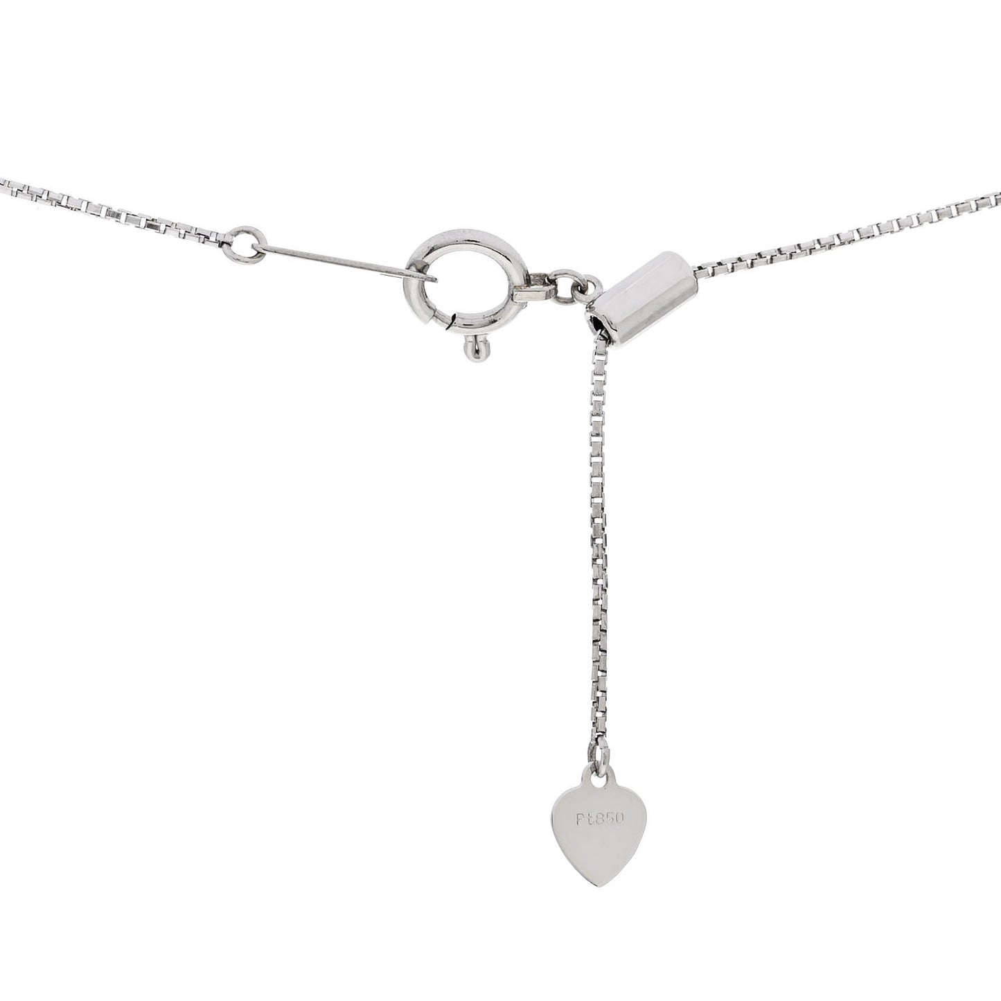 Platinum Diamond .69ctw Graduated Triple Drop Pendant Necklace