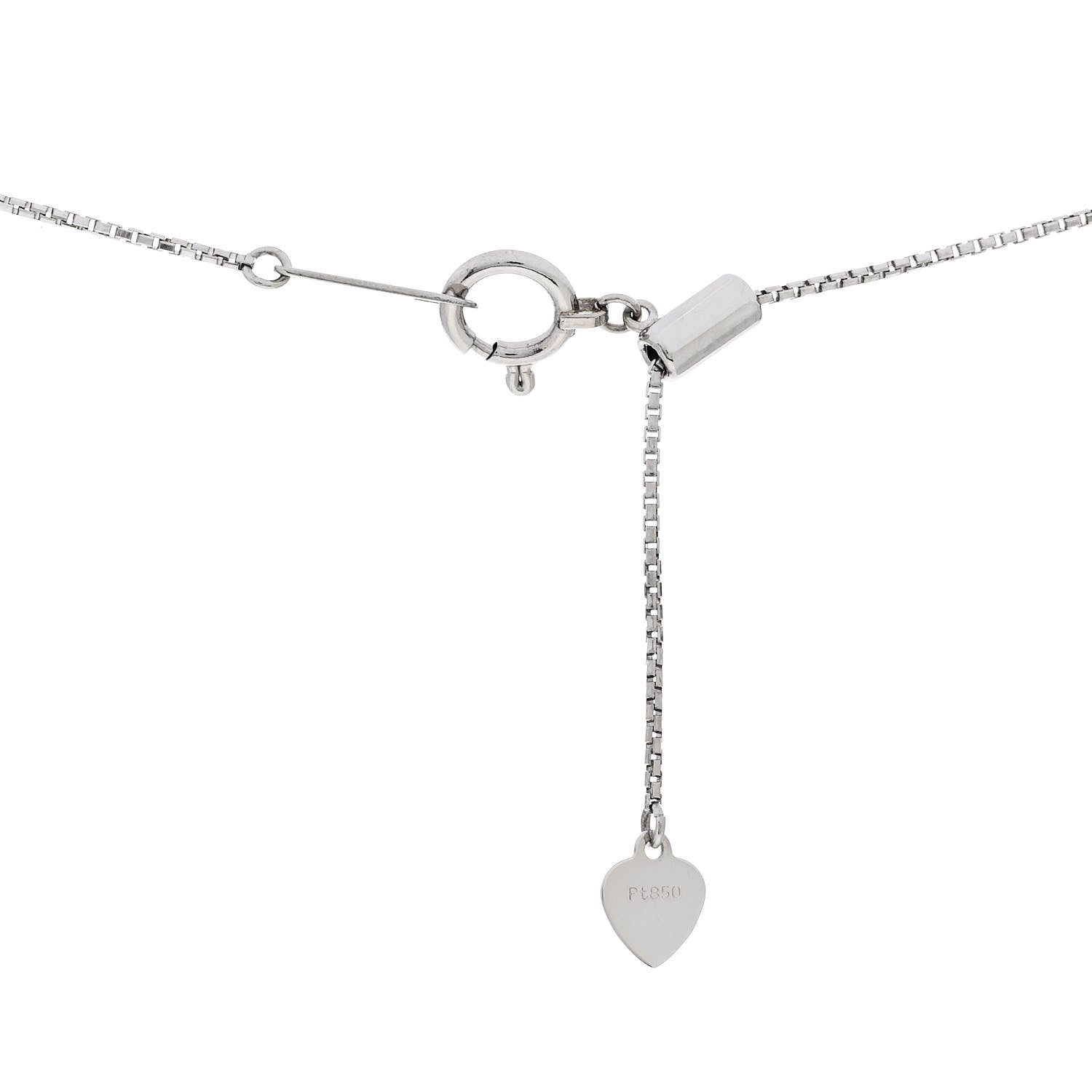 Parker & West by FASHIONPHILE Platinum Diamond .69ctw Graduated Triple Drop Pendant Necklace 5 of 6