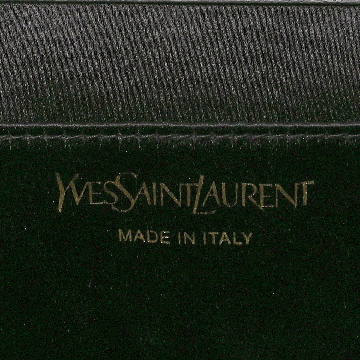 Saint Laurent Goatskin Monogram Large Belle De Jour Clutch Black 6 of 9