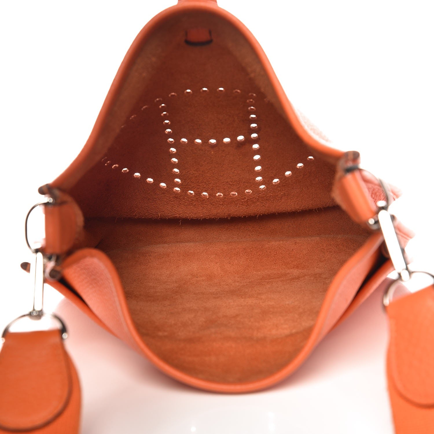 Hermes Taurillon Clemence Evelyne III PM Orange 5 of 11