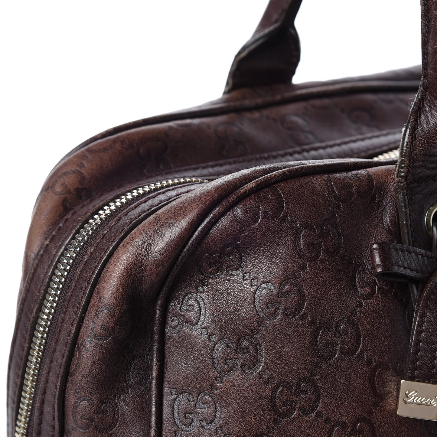 Guccissima Large Princy Tote Brown
